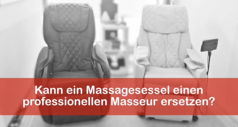 Kann ein Massagesessel einen professionellen Masseur ersetzen